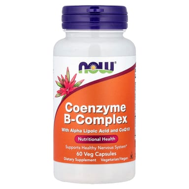 Комплекс витаминов B NOW Foods Co-Enzyme B-Complex, 60 растительных капсул