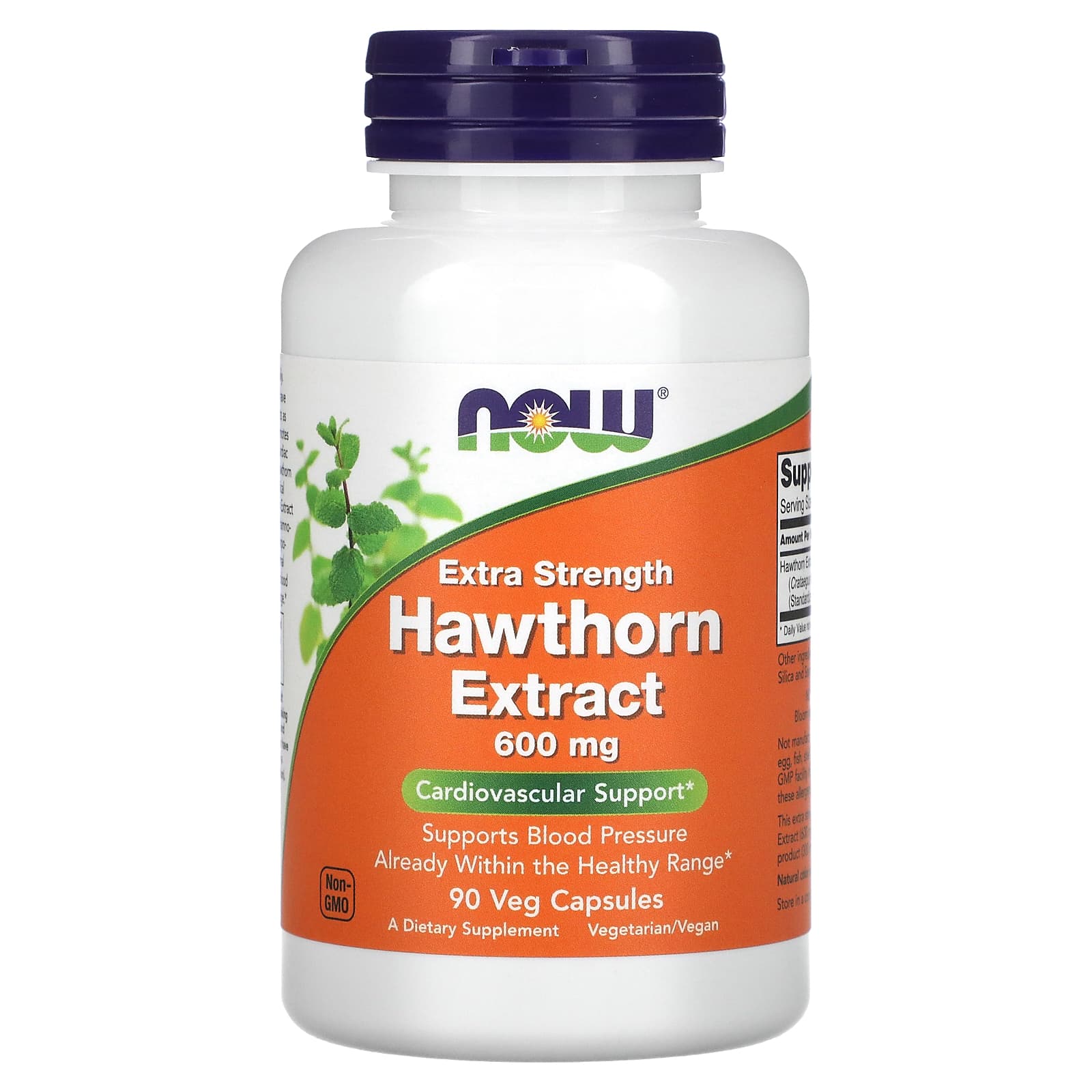 Ягоды боярышника NOW Foods Extract, 600 мг, 90 растительных капсул