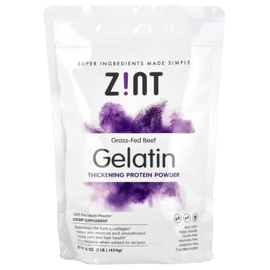 Протеиновый порошок Zint Gelatin Thickening Grass-Fed Beef, 454 г