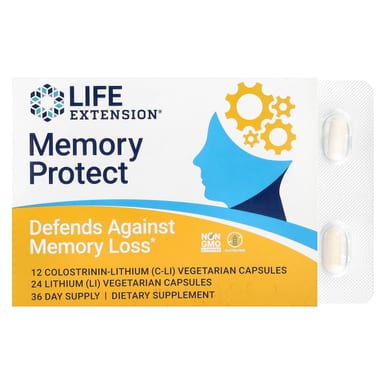 Защита памяти Life Extension, 36 вегетарианских капсул