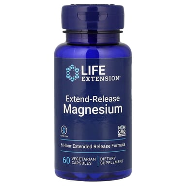 Магний Life Extension Extend-Release, 250 мг, 60 растительных капсул