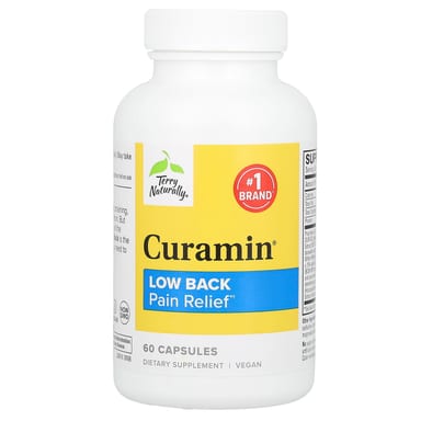 Куркуминоидный комплекс Curamin Terry Naturally Low Back Pain Relief, 60 капсул