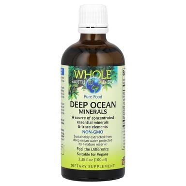 Минерал Natural Factors Whole Earth & Sea® Deep Ocean, 100 мл