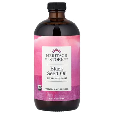 Масло черного тмина Heritage Store, 473 мл