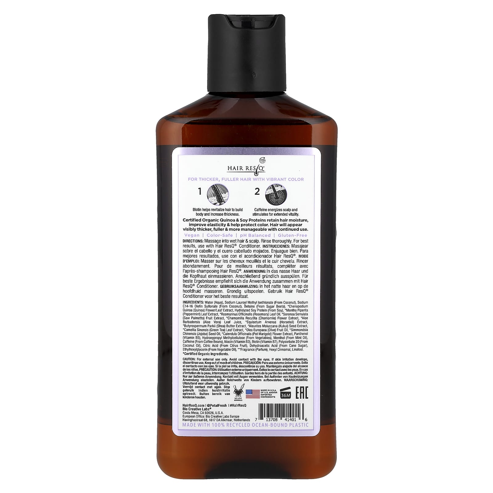 Средство Petal Fresh Hair ResQ® Thickening Biotin Shampoo, 355 мл — фото 2