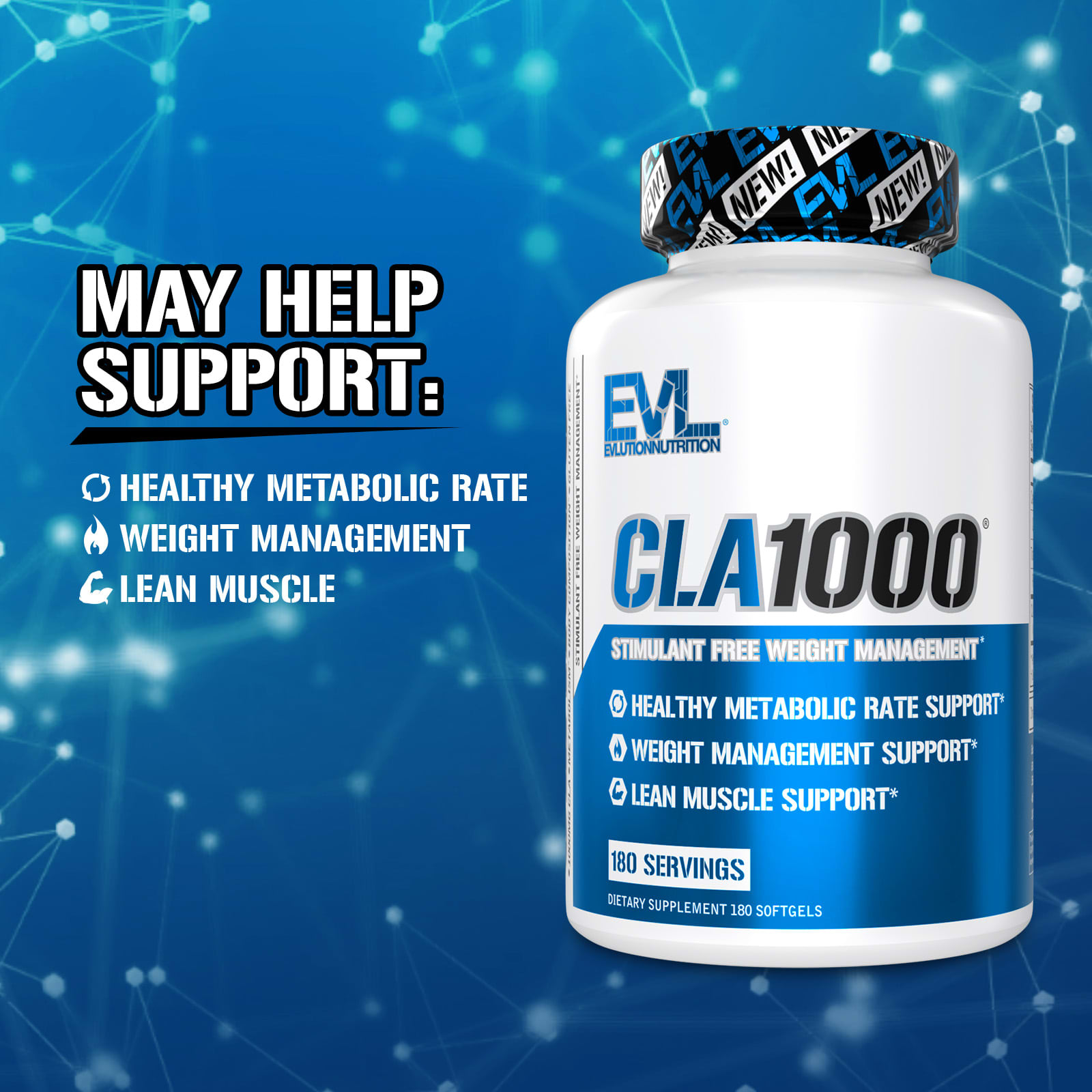 CLA1000® EVLution Nutrition, 90 мягких капсул