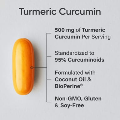 Куркумин Sports Research Turmeric, 120 мягких капсул