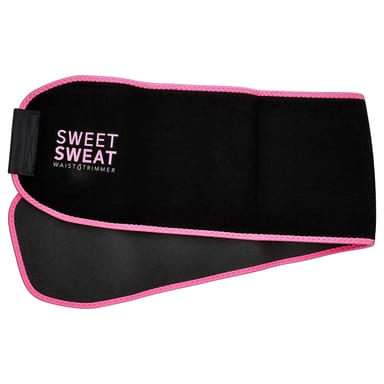 Тренировочный пояс Sweet Sweat®, средний, черный и розовый, 1 пояс