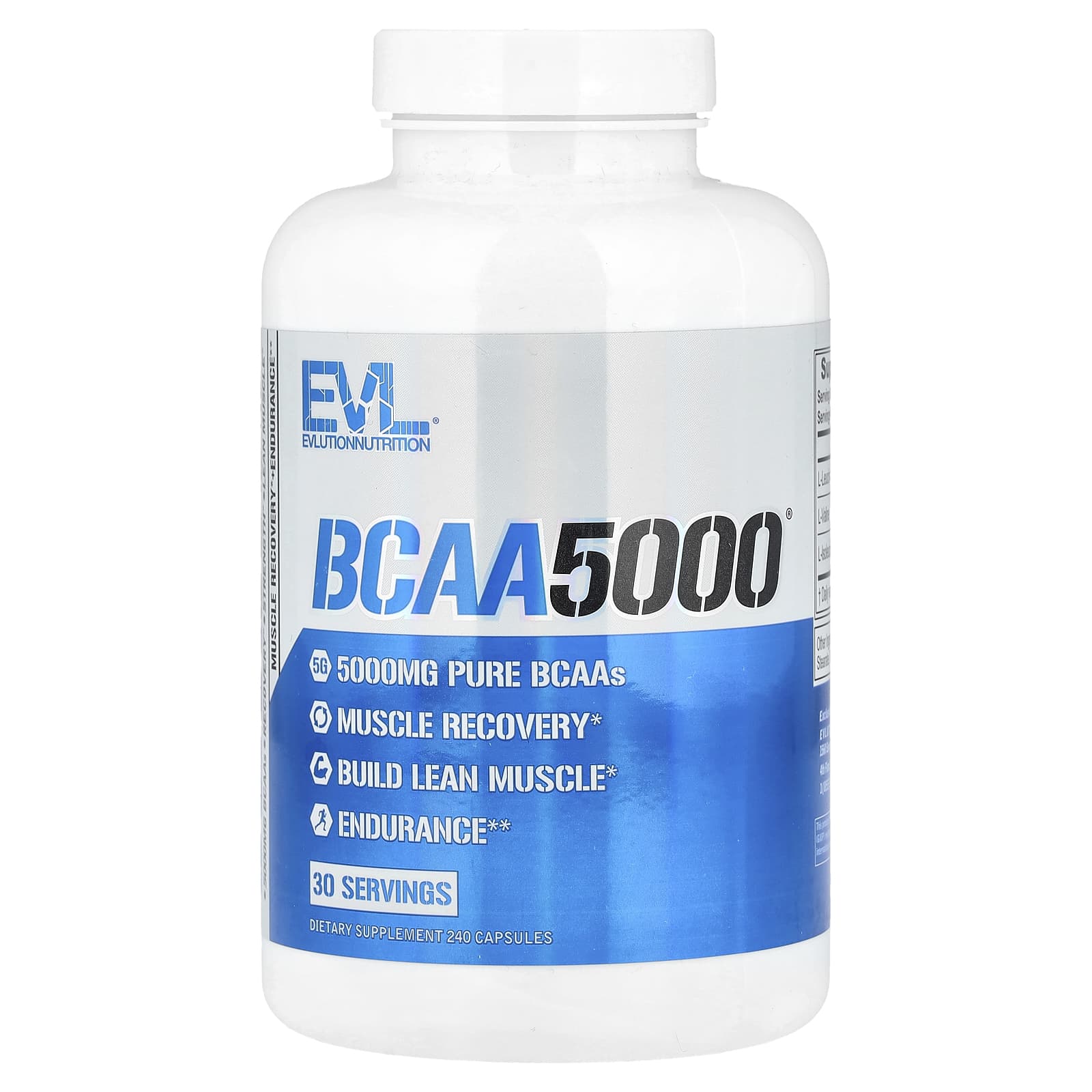BCAA 5000 EVLution Nutrition, 240 капсул