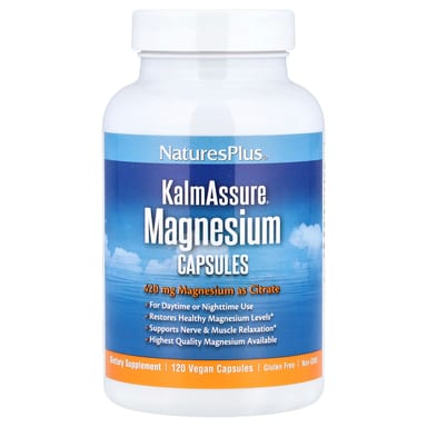 NaturesPlus, Магний цитрат, 105 мг/капсула, 120 растительных капсул