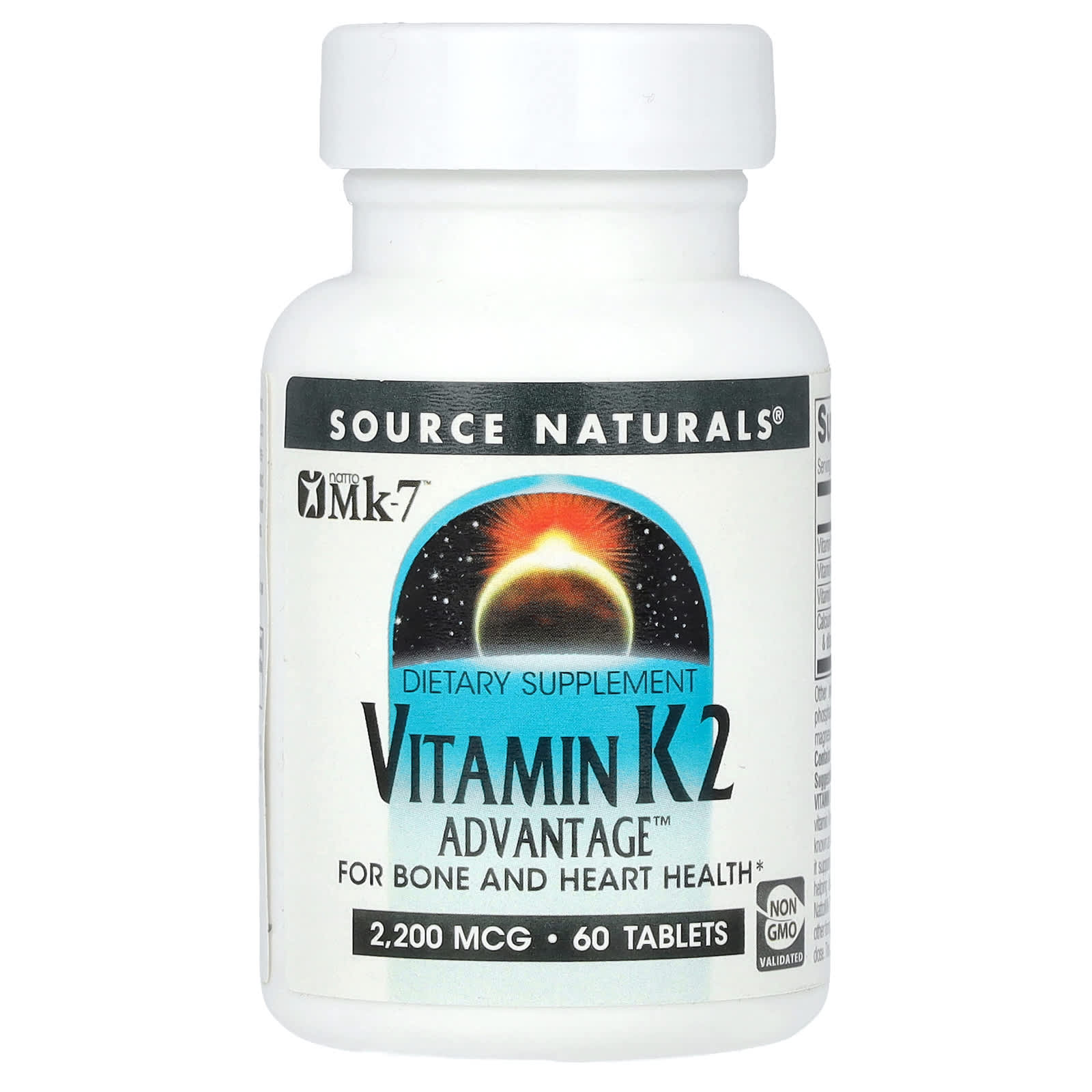 Витамин K2 Source Naturals, 60 таблеток