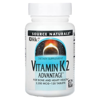 Витамин K2 Source Naturals, 2200 мкг, 120 таблеток