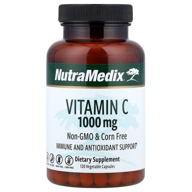 Витамин C NutraMedix, 1000 мг, 120 растительных капсул