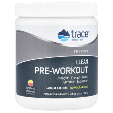 Предтренировочный комплекс Trace TM Sport Clean, вкус Raspberry Lemonade, 280 г