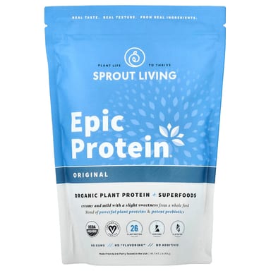 Растительный протеин Sprout Living Epic Protein® Organic Superfoods Original, 456 г