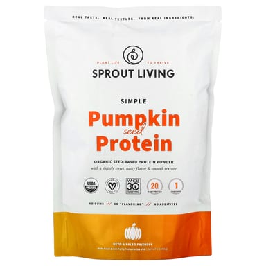 Протеин Sprout Living Simple Pumpkin Seed, 450 г