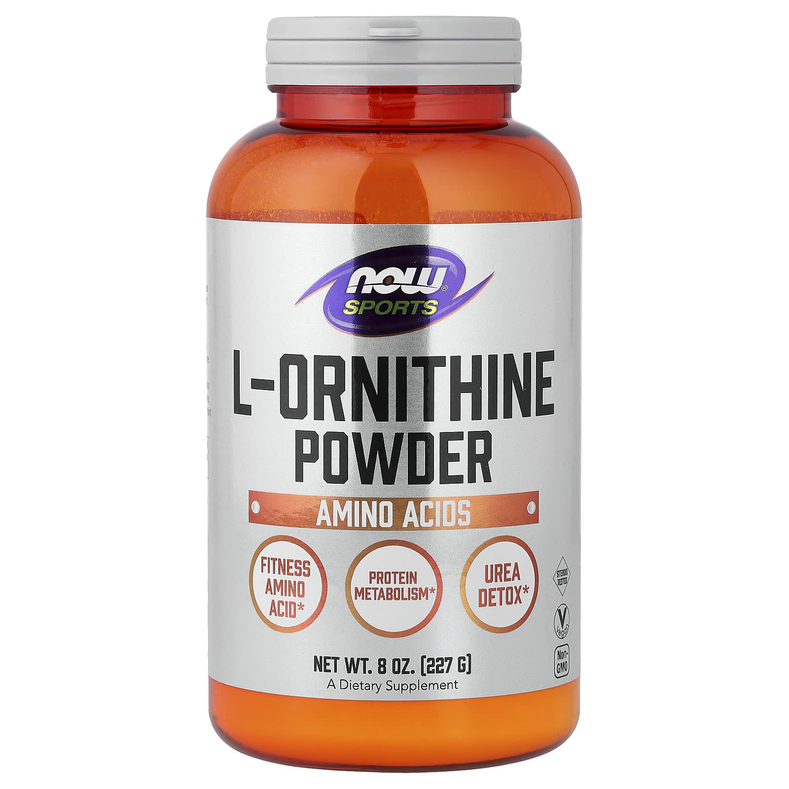 L-орнитин NOW Foods Sports L-Ornithine Powder, 227 г, порошок