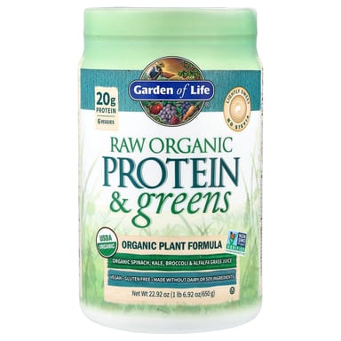 Протеин с зеленью Garden of Life Raw Organic Lightly Sweet, 650 г