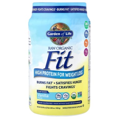 Протеин Garden of Life Raw Organic Fit High for Weight Loss, вкус Vanilla, 930 г