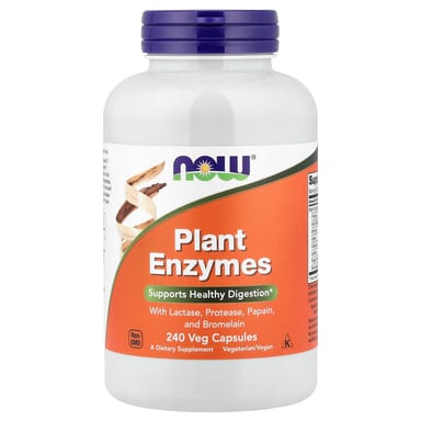Ферменты NOW Foods Plant, 240 растительных капсул