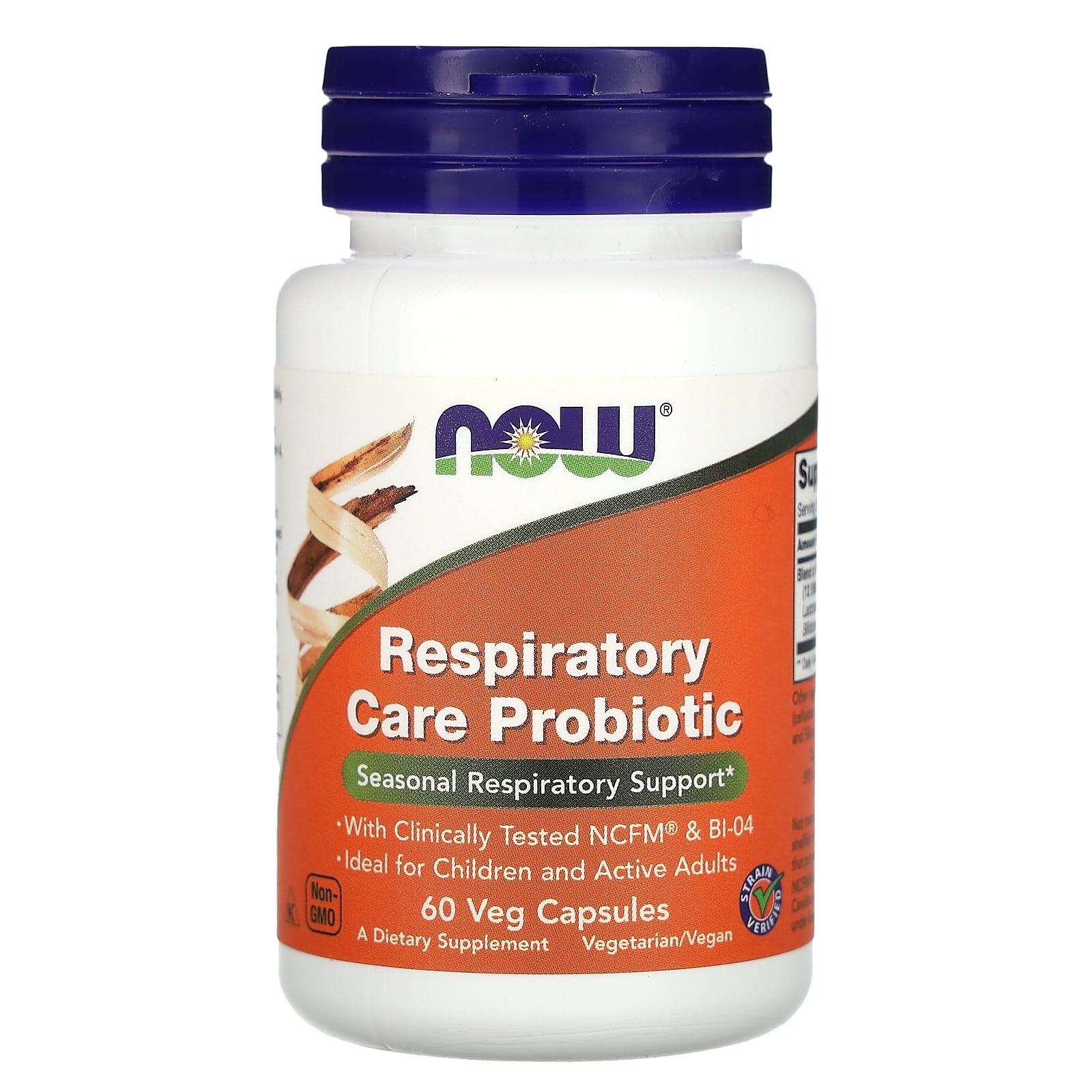 Пробиотик NOW Foods Respiratory Care, 60 растительных капсул