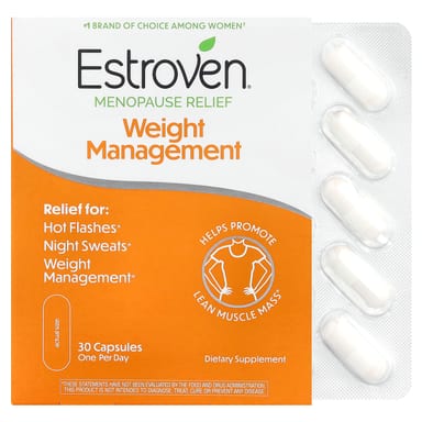 Облегчение симптомов менопаузы Estroven, 30 капсул