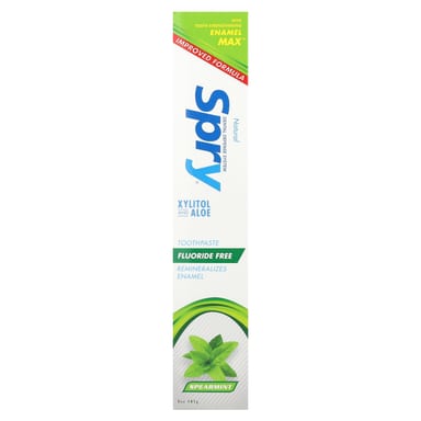 Зубная паста Xlear Spry® Natural Fluoride Free, оттенок Spearmint, 141 г