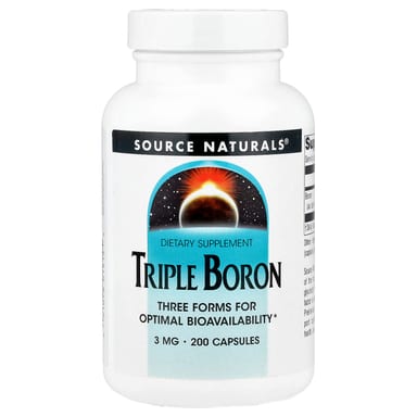Бор Source Naturals Triple, 3 мг, 200 капсул