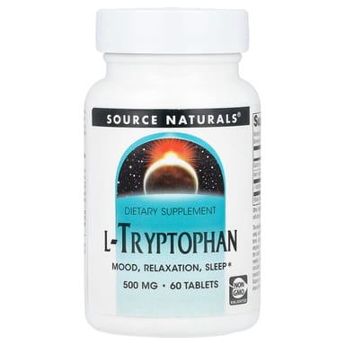 L-триптофан Source Naturals L-Tryptophan, 60 таблеток
