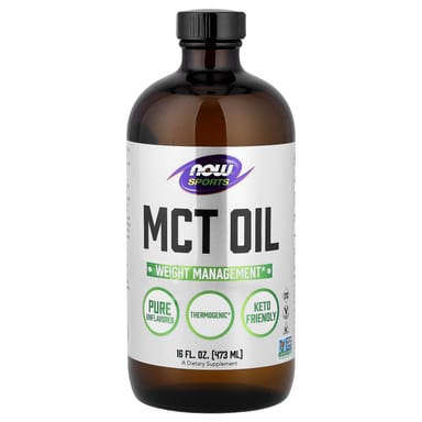 Масло NOW Foods Sports MCT, без вкуса, 473 мл