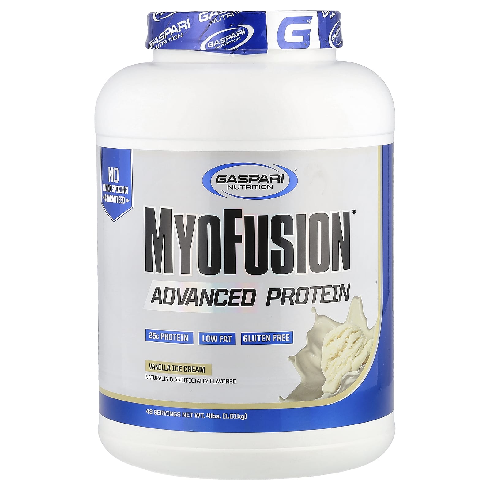 Протеин Gaspari Nutrition MyoFusion® Advanced, вкус Vanilla Ice Cream, 1.81 кг