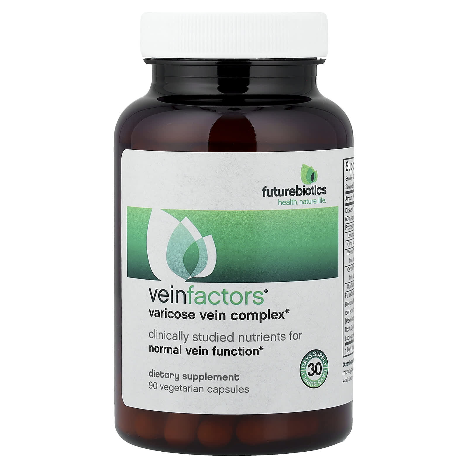 Комплекс Futurebiotics VeinFactors® Varicose Vein, 90 растительных капсул