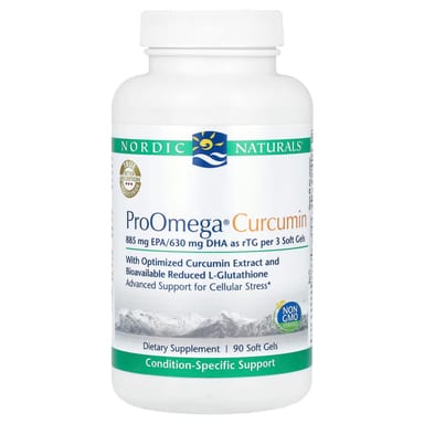 Куркумин Nordic Naturals ProOmega®, 90 мягких капсул