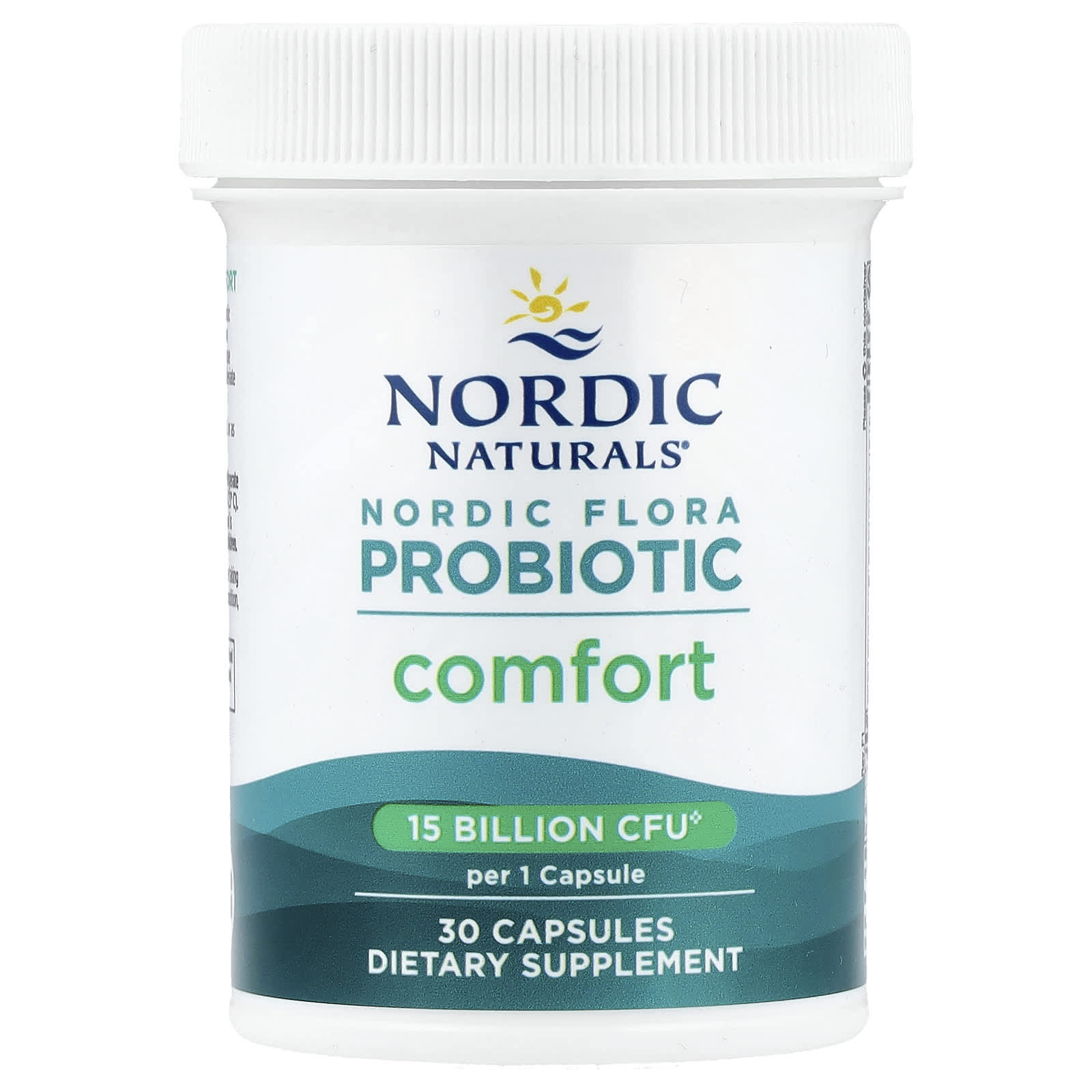 Пробиотик Nordic Naturals Nordic Flora, оттенок Comfort, 15 млрд КОЕ, 30 капсул