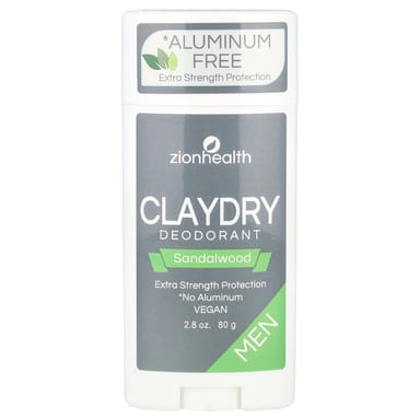 Дезодорант Zion Health Men ClayDry, оттенок Sandalwood, 80 г