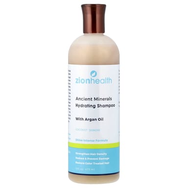 Аргановое масло Zion Health Ancient Minerals Hydrating Shampoo, вкус Coconut Jasmine, 473 мл