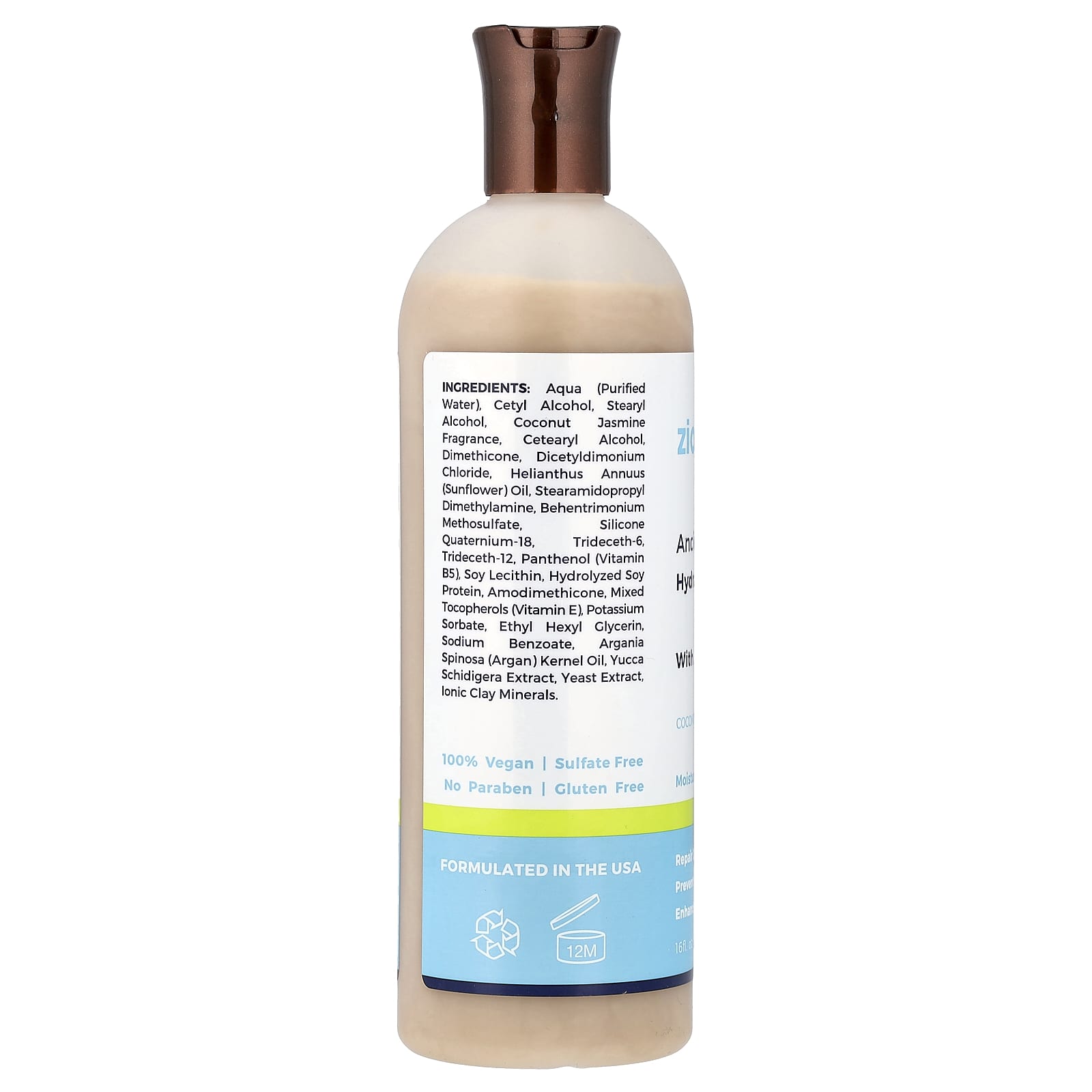 Кондиционер Zion Health Ancient Minerals Hydrating, вкус Coconut Jasmine, 473 мл — фото 2