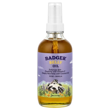 Масло для живота Badger Rose & Vanilla, 118 мл