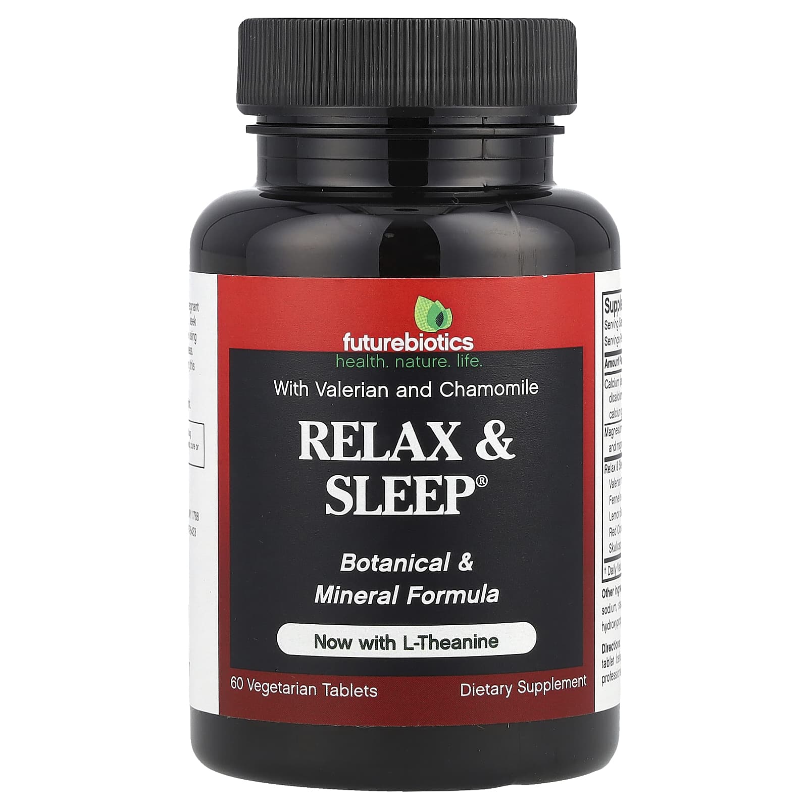 L-теанин Futurebiotics Relax & Sleep® with L-Theanine, 60 растительных таблеток