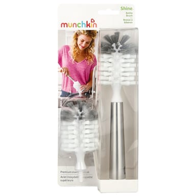 Ёршик для бутылочек Munchkin Shine™ Premium Stainless Steel, набор из 3 предметов