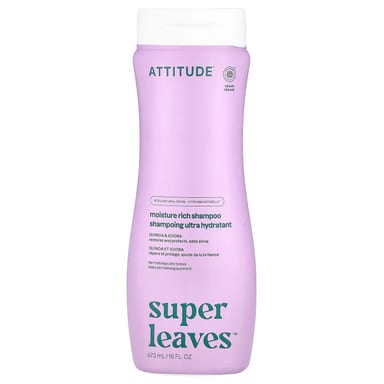 Шампунь ATTITUDE Super Leaves™ Moisture Rich Quinoa & Jojoba, 473 мл