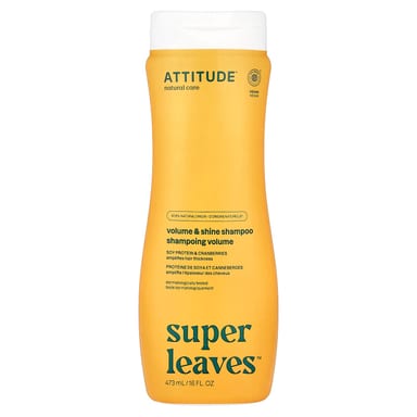 Протеин ATTITUDE Super Leaves™ Volume & Shine Shampoo Soy & Cranberries, 473 мл