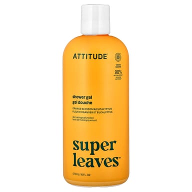 Гель для душа ATTITUDE Super Leaves™, вкус Orange Blossom & Eucalyptus, 473 мл