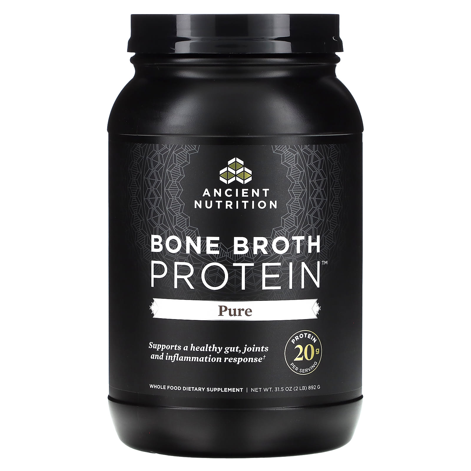 Протеин Ancient Nutrition Bone Broth Pure, 892 г