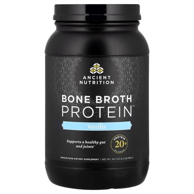 Протеин Ancient Nutrition Bone Broth™, вкус Vanilla, 984 г