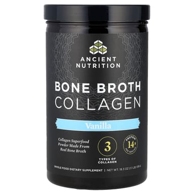 Коллаген Ancient Nutrition Bone Broth, вкус Vanilla, 519 г