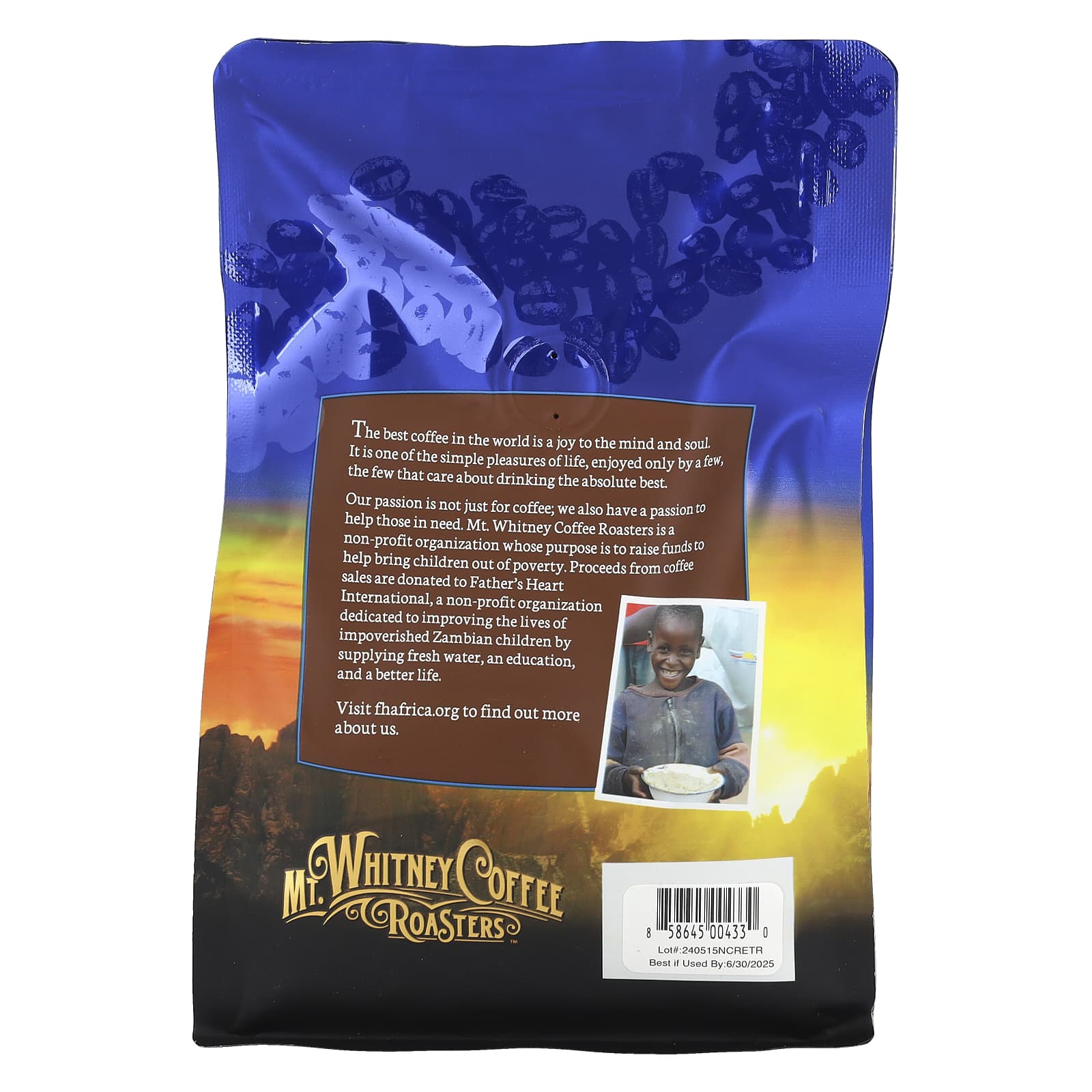 Кофе Mt. Whitney Coffee Roasters Costa Rica Estate Tarrazu Whole Bean Medium Roast, 340 г — фото 2