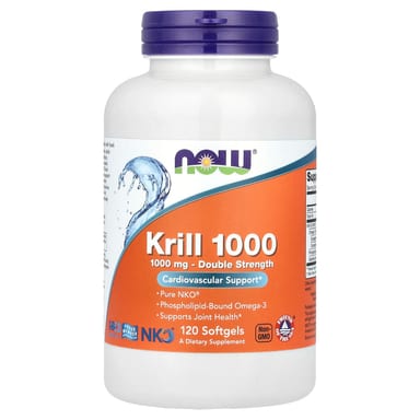 Крилл 1000 NOW Foods, 120 мягких капсул