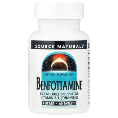 Бенфотиамин Source Naturals, 60 таблеток