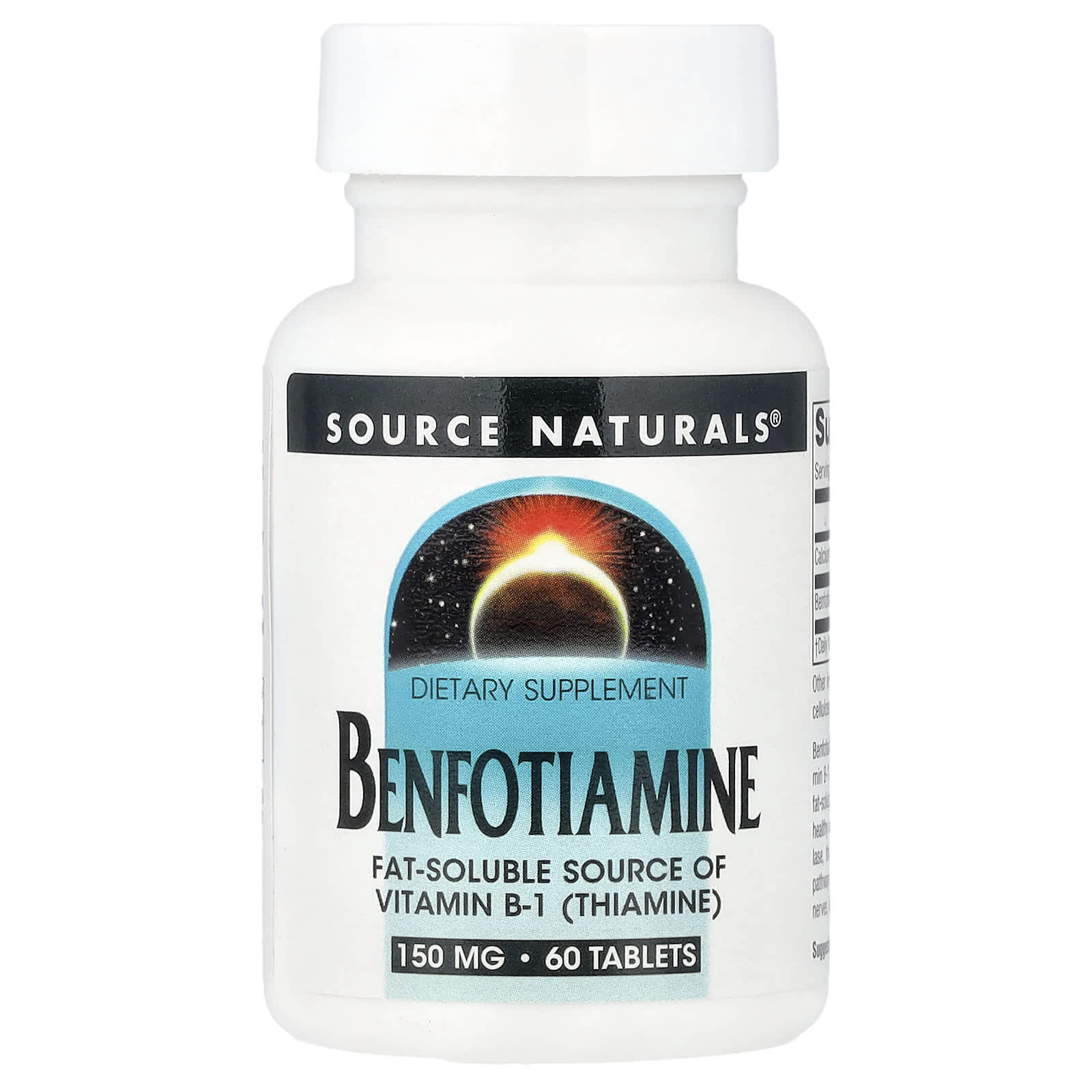 Бенфотиамин Source Naturals, 60 таблеток